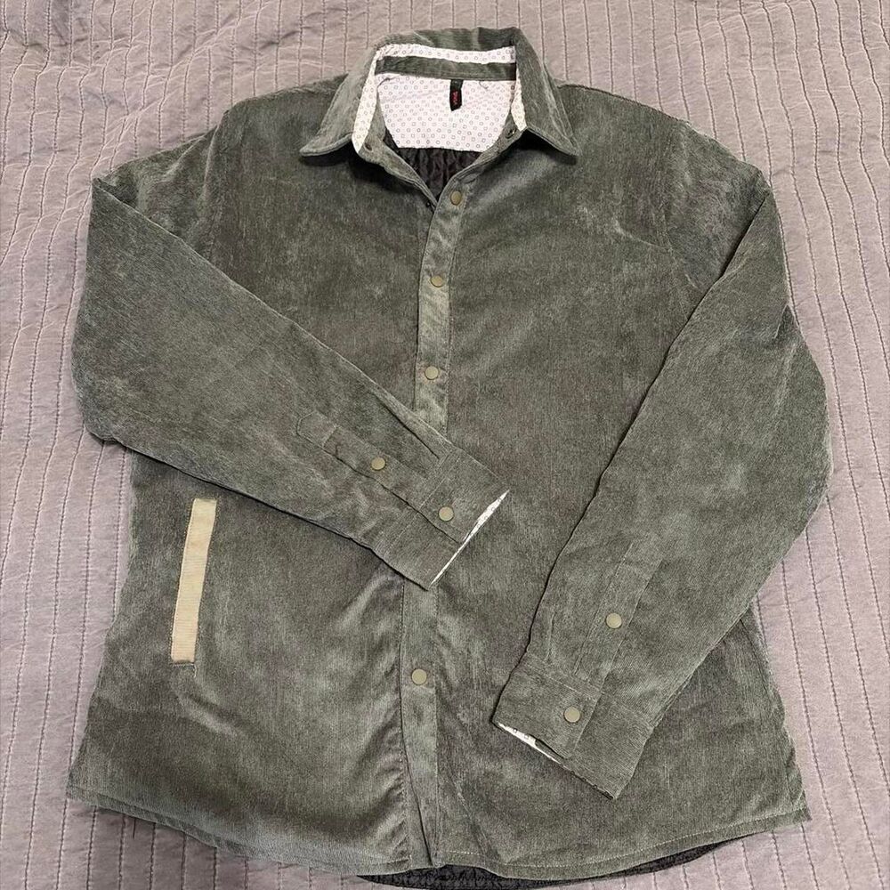 Smash Men's Green and Khaki Jacket